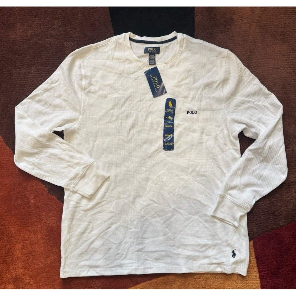 NWT Polo Ralph Lauren Men's Super Soft Thermal Long Sleeve T-Shirt XLarge